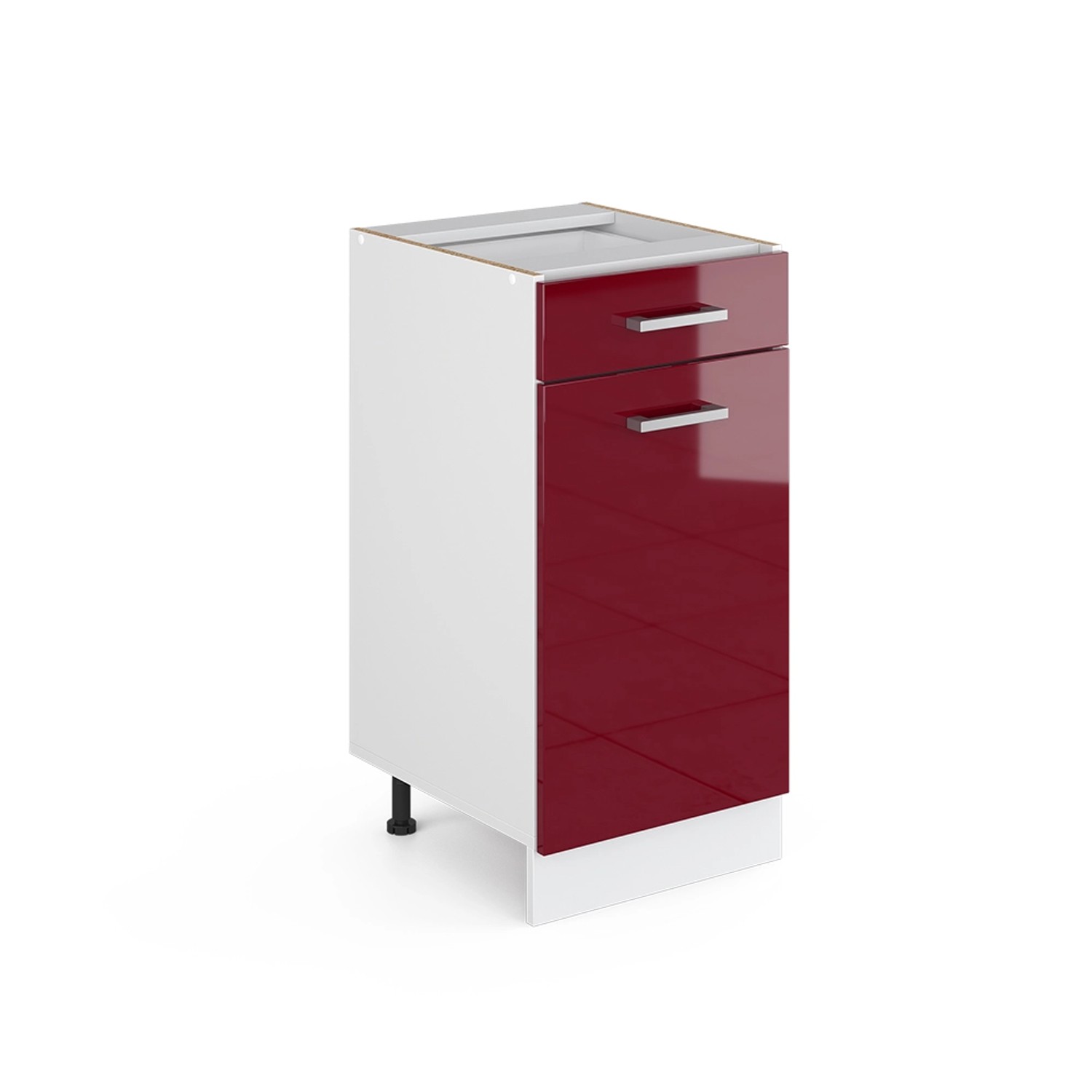 Vicco Unterschrank R-Line, Bordeaux Hochglanz/Weiß, 40 günstig online kaufen