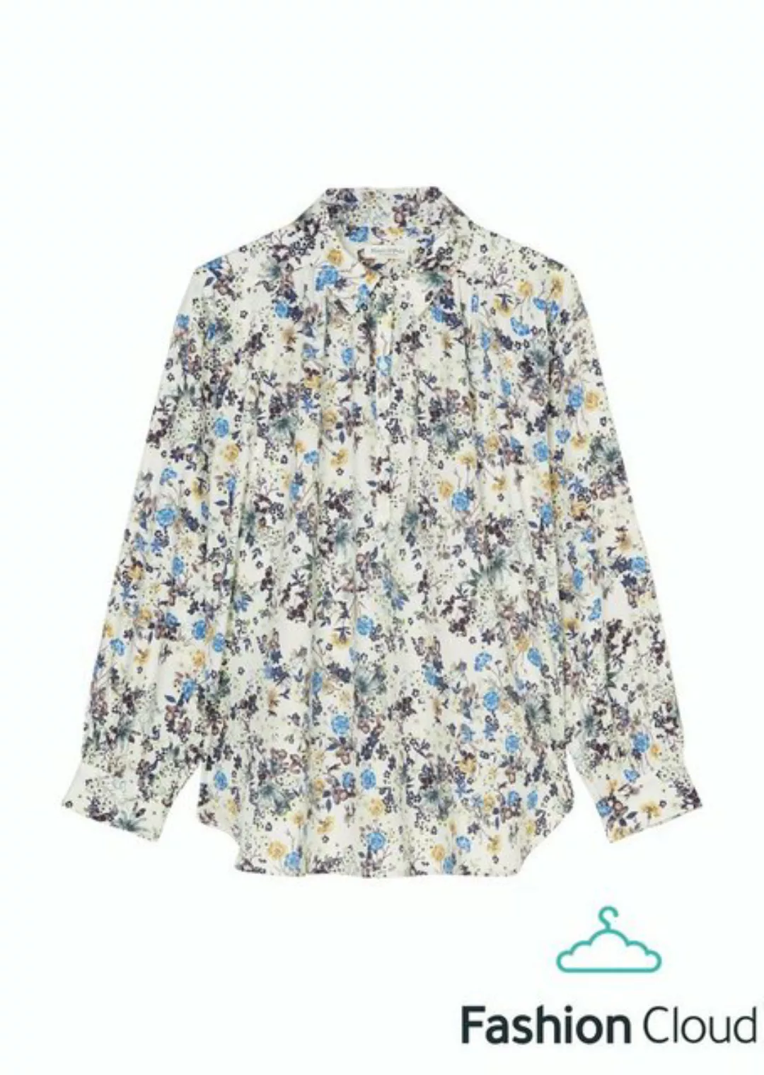 Marc O'Polo Langarmbluse Blouse, feminine sleeve, kent collar, fine button günstig online kaufen