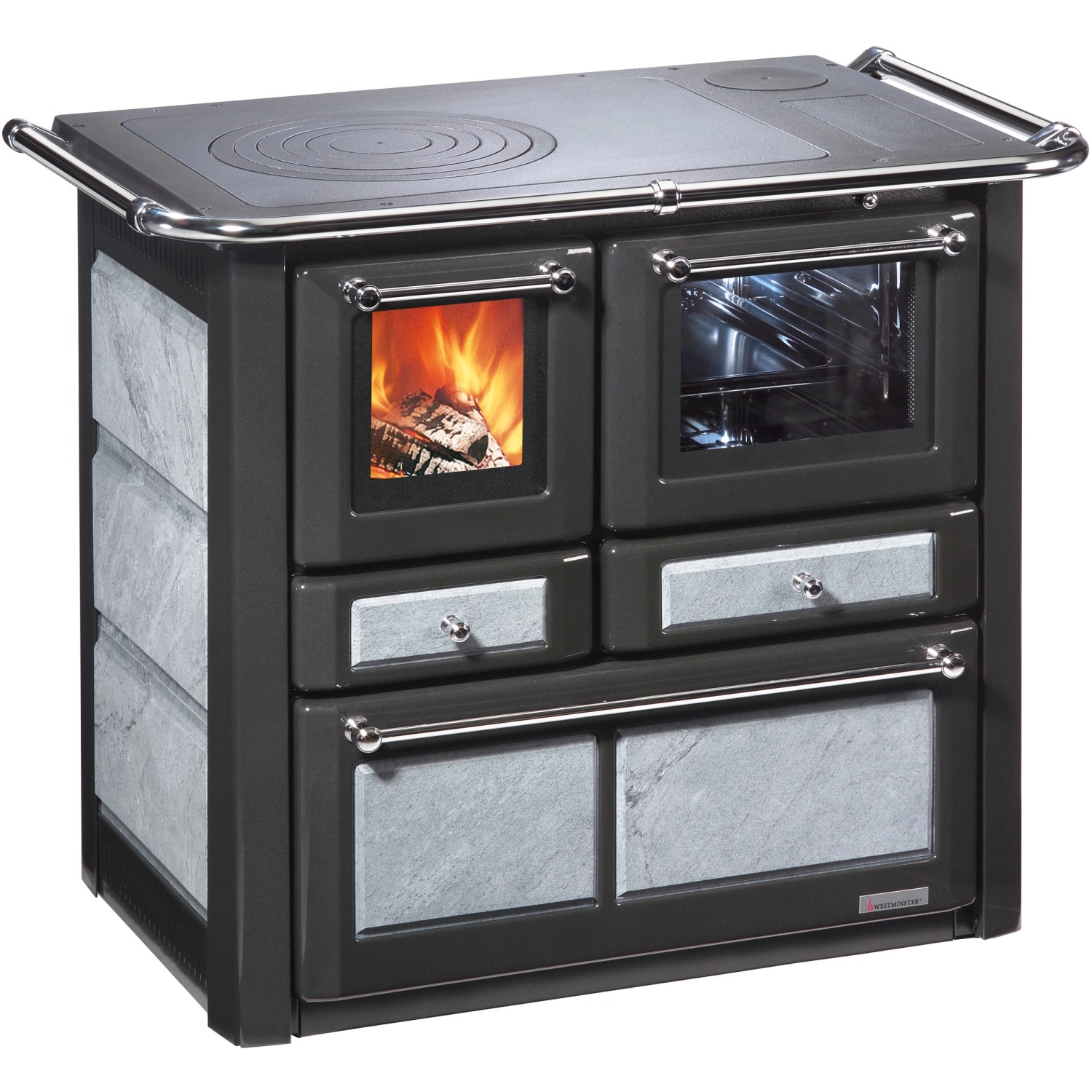 Westminster Küchenofen K85 F / R Naturstein 6 kW günstig online kaufen
