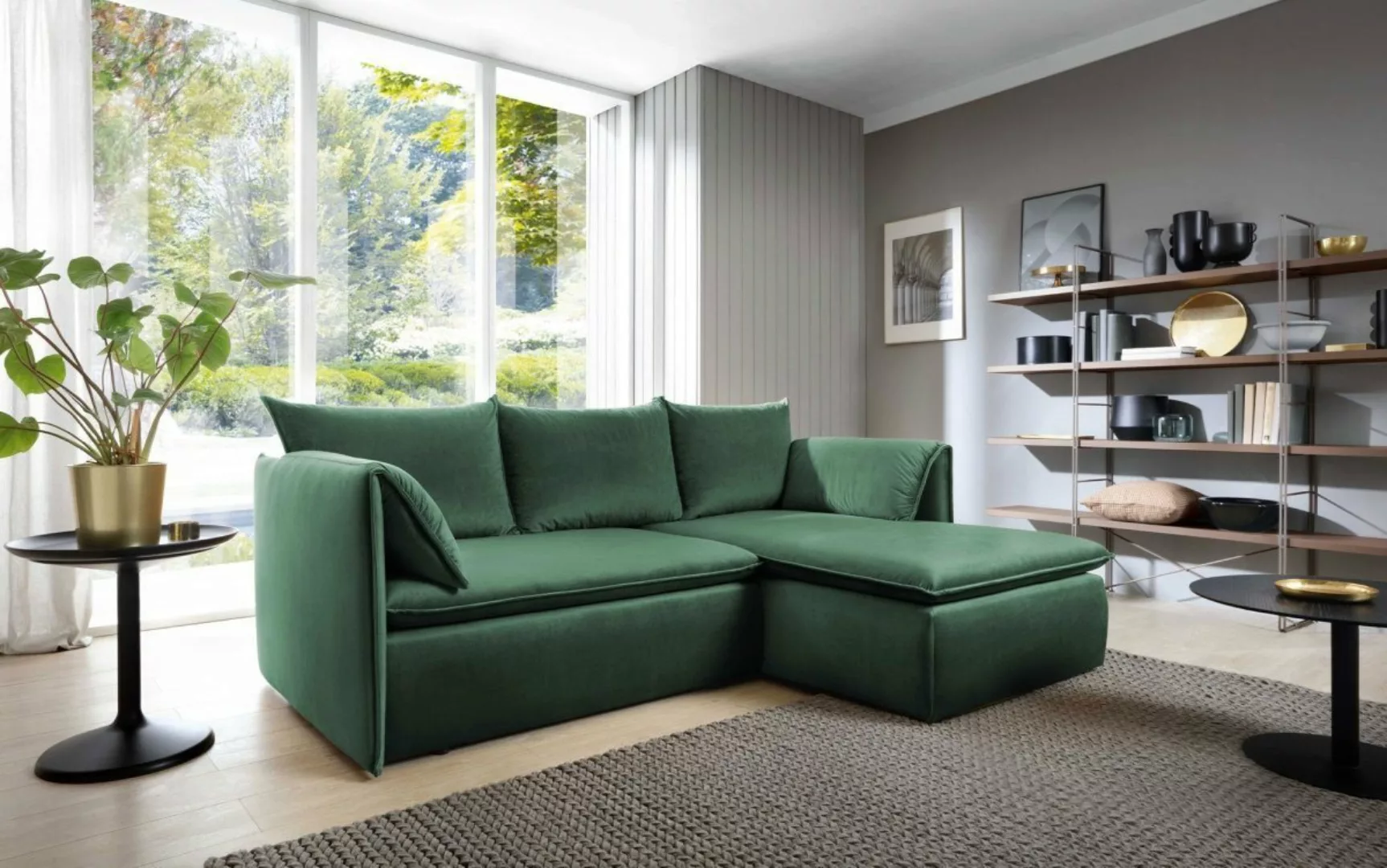 Luxusbetten24 Sofa Designer Sofa Zoe, aus echtem Samt günstig online kaufen