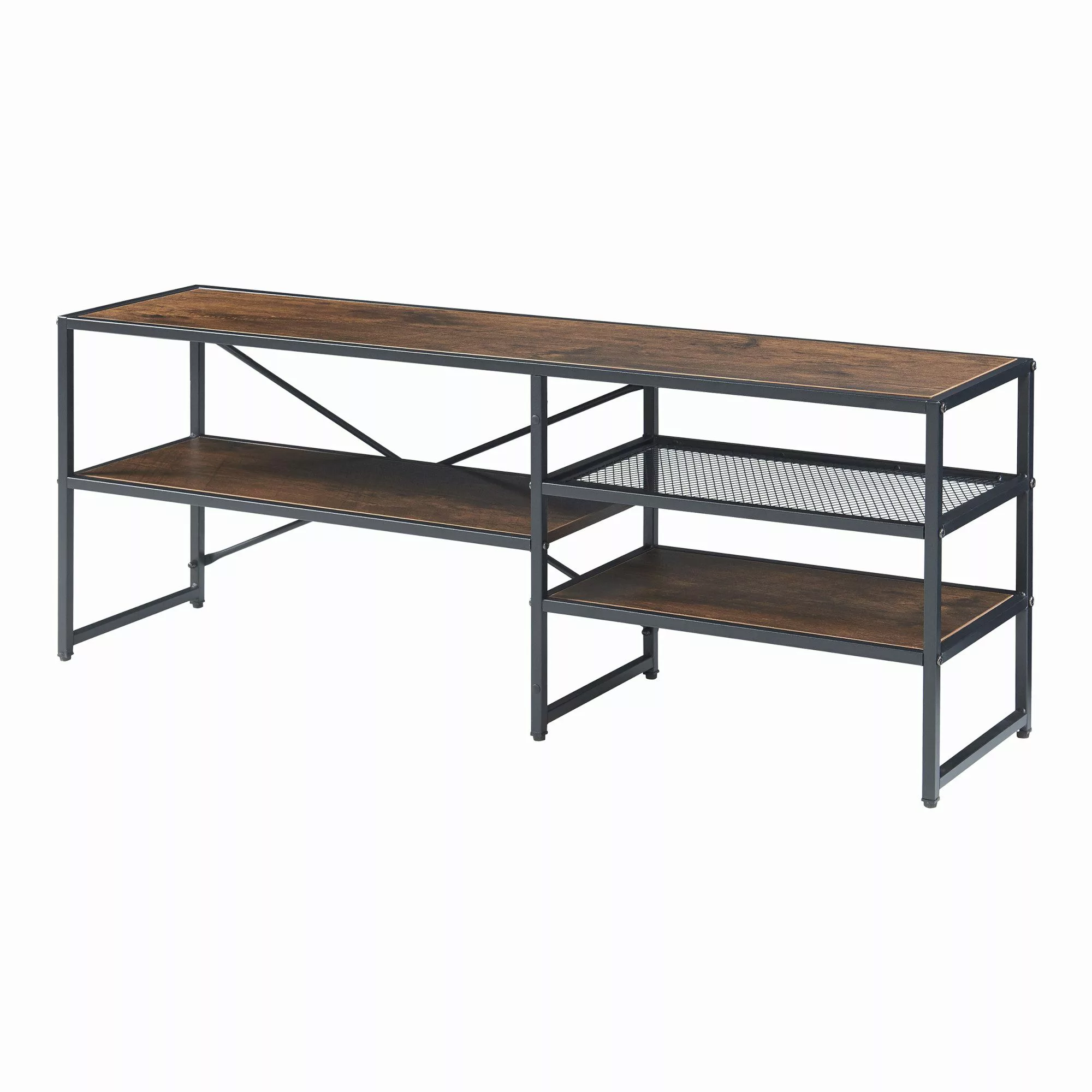 en.casa TV-Regal, »Västiarharg« Metallgestell 120x30x46 cm günstig online kaufen