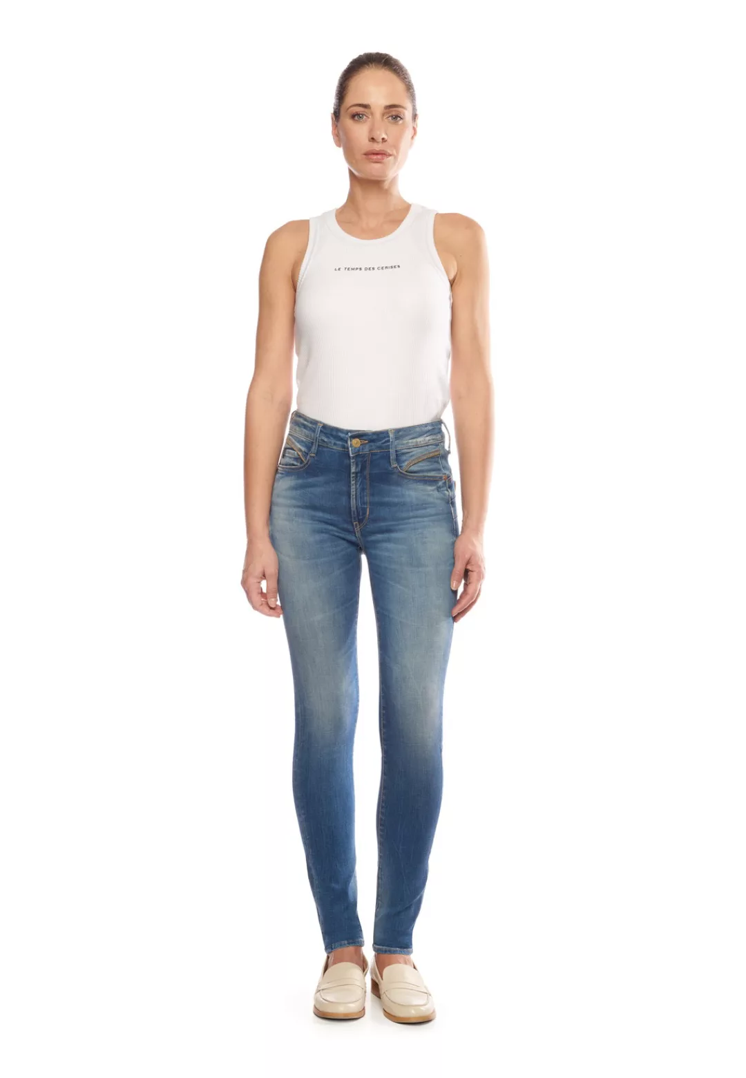 Le Temps Des Cerises Bequeme Jeans, mit trendigen Kontrastnähten günstig online kaufen