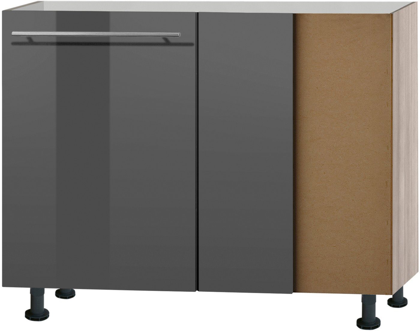 OPTIFIT Eckunterschrank "Bern", 100 cm breit, mit 1 Tür mit höhenverstellba günstig online kaufen