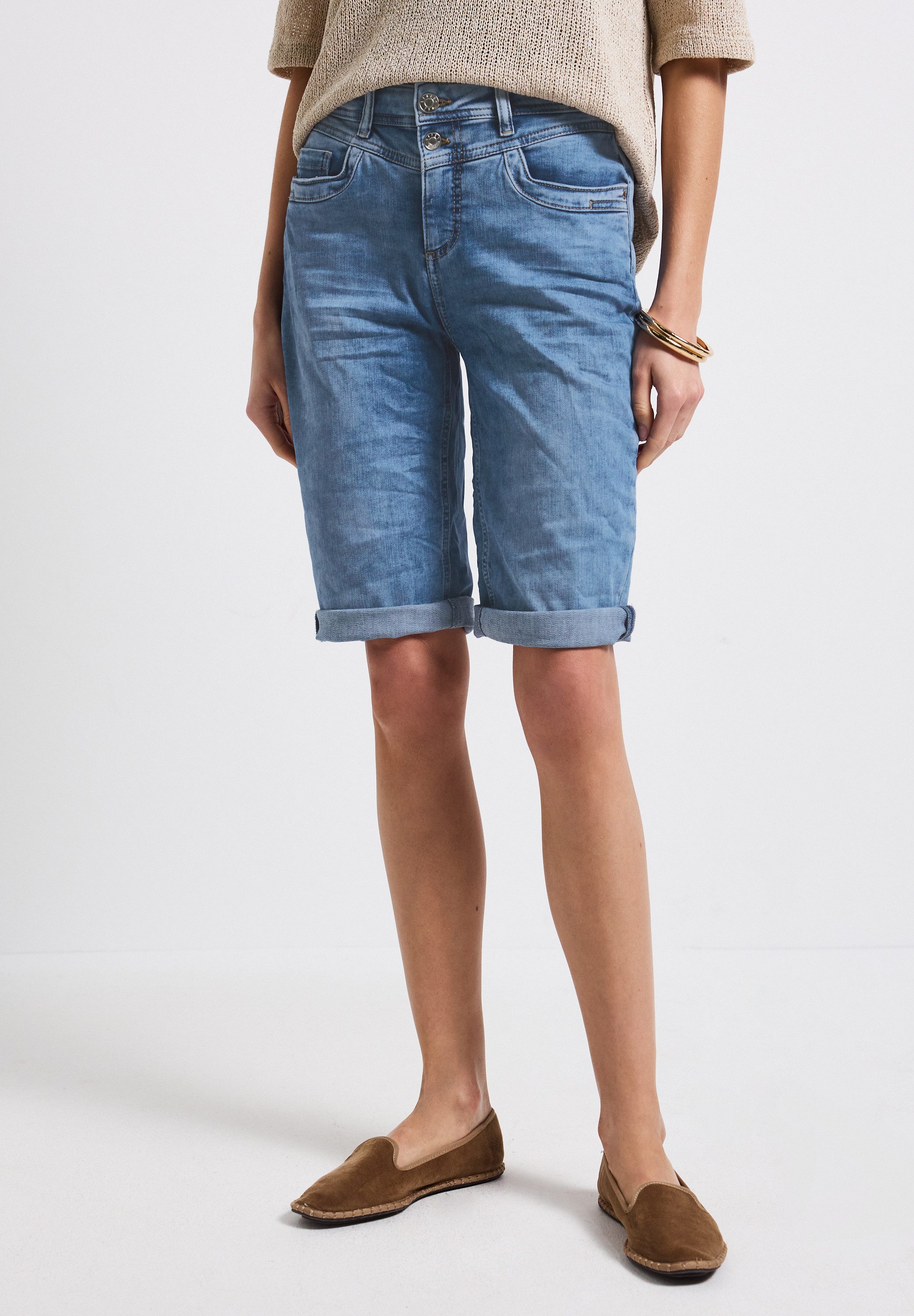 STREET ONE Slim-fit-Jeans aus Baumwolle mit günstig online kaufen