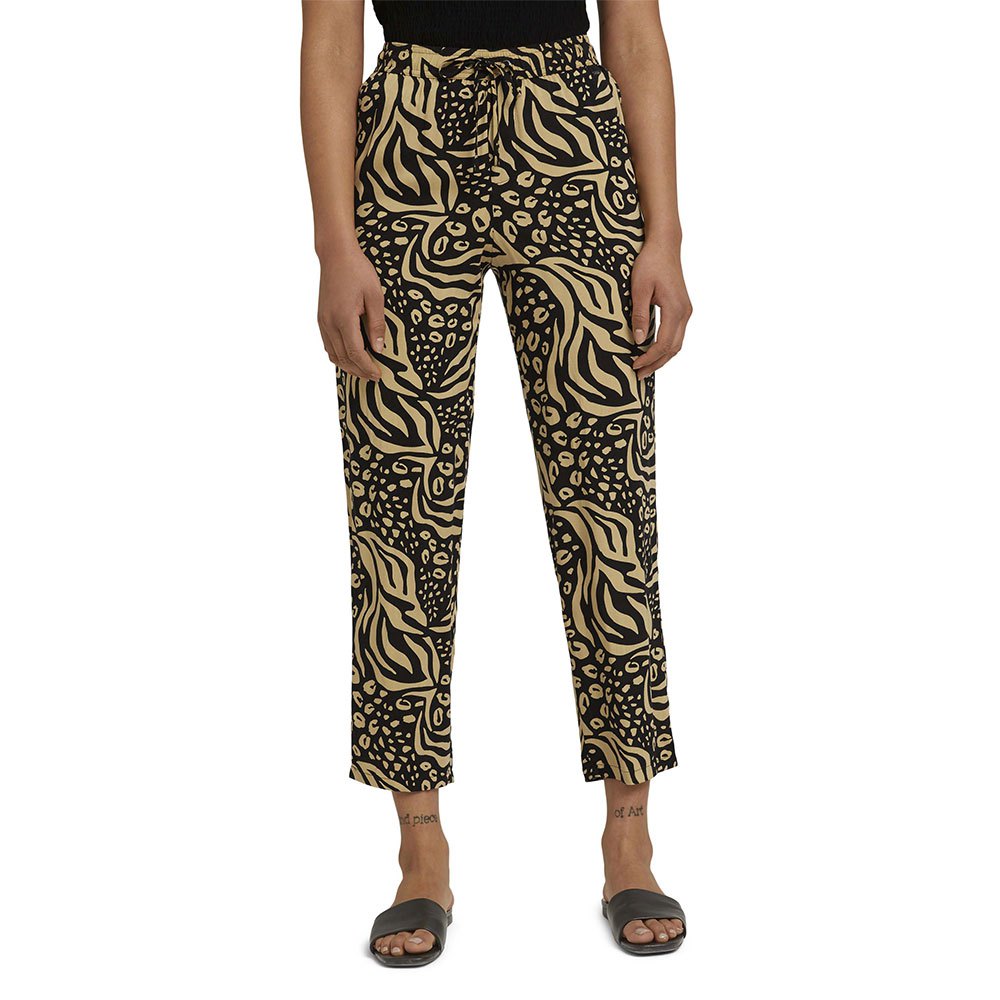 Tom Tailor Cloth Hose XS Black Animal Print günstig online kaufen