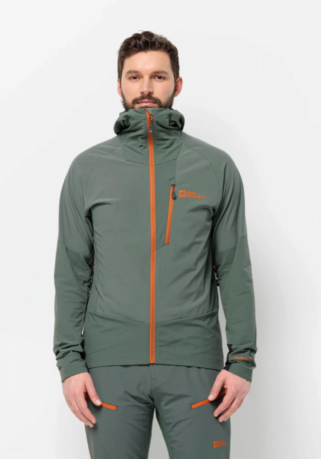 Jack Wolfskin Softshelljacke "ALPSPITZE HOODY M", mit Kapuze günstig online kaufen