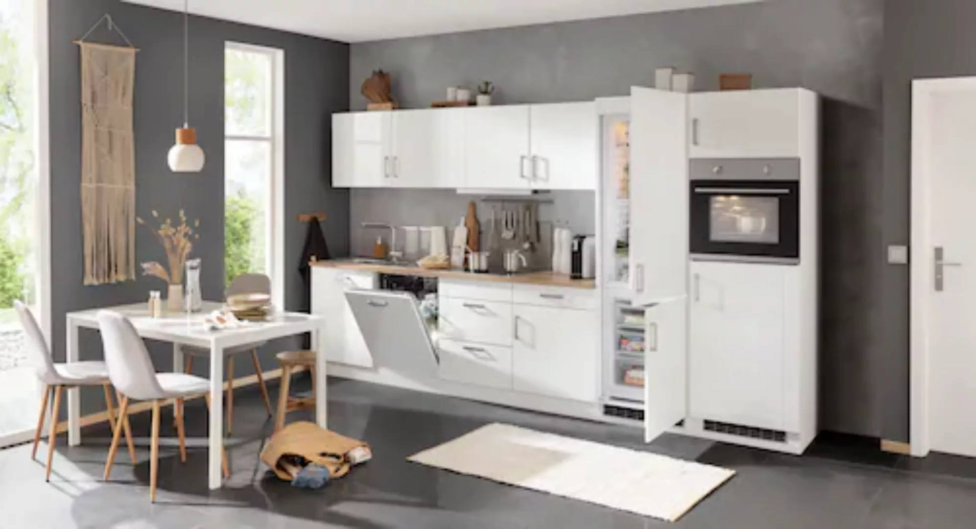 HELD MÖBEL Küchenzeile "Tinnum", mit E-Geräten, Breite 360 cm günstig online kaufen