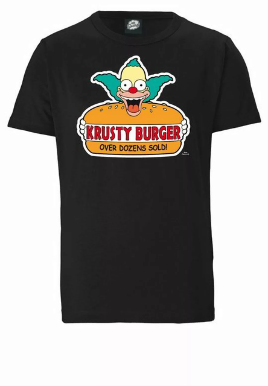 LOGOSHIRT T-Shirt "Simpsons - Krusty Burger", mit lizenziertem Originaldesi günstig online kaufen