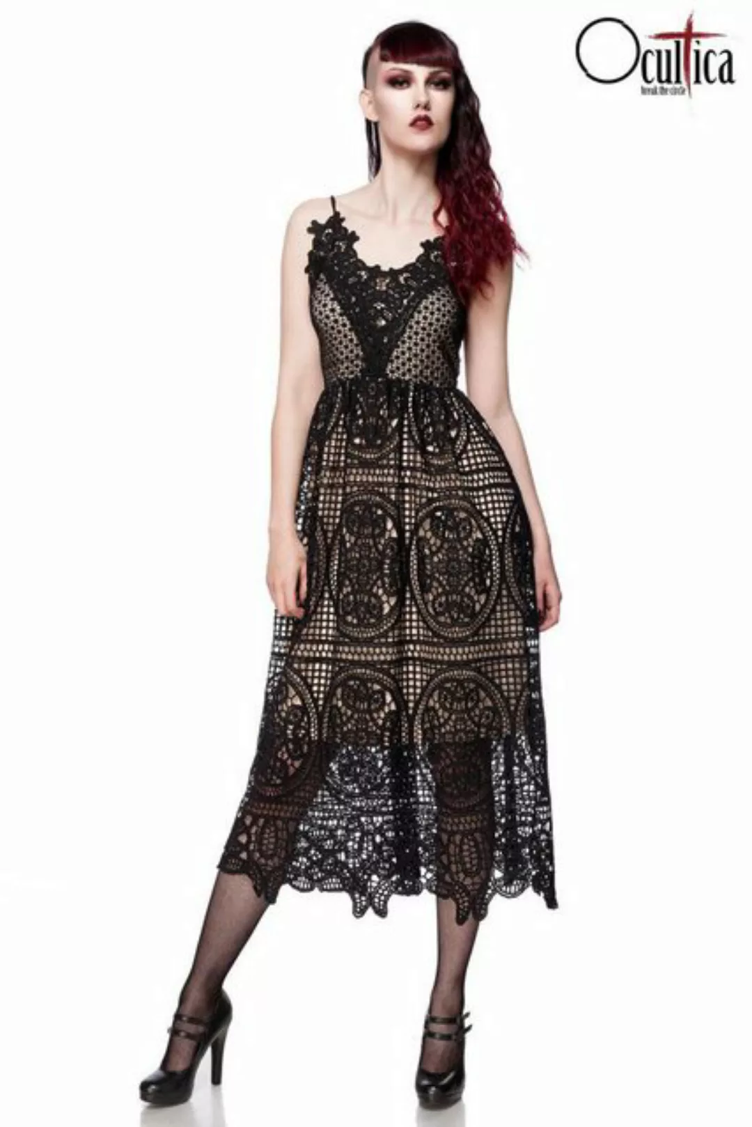 Ocultica Partykleid Ocultica - Kleid aus Spitze - (2XL,L,M,S,XL) günstig online kaufen