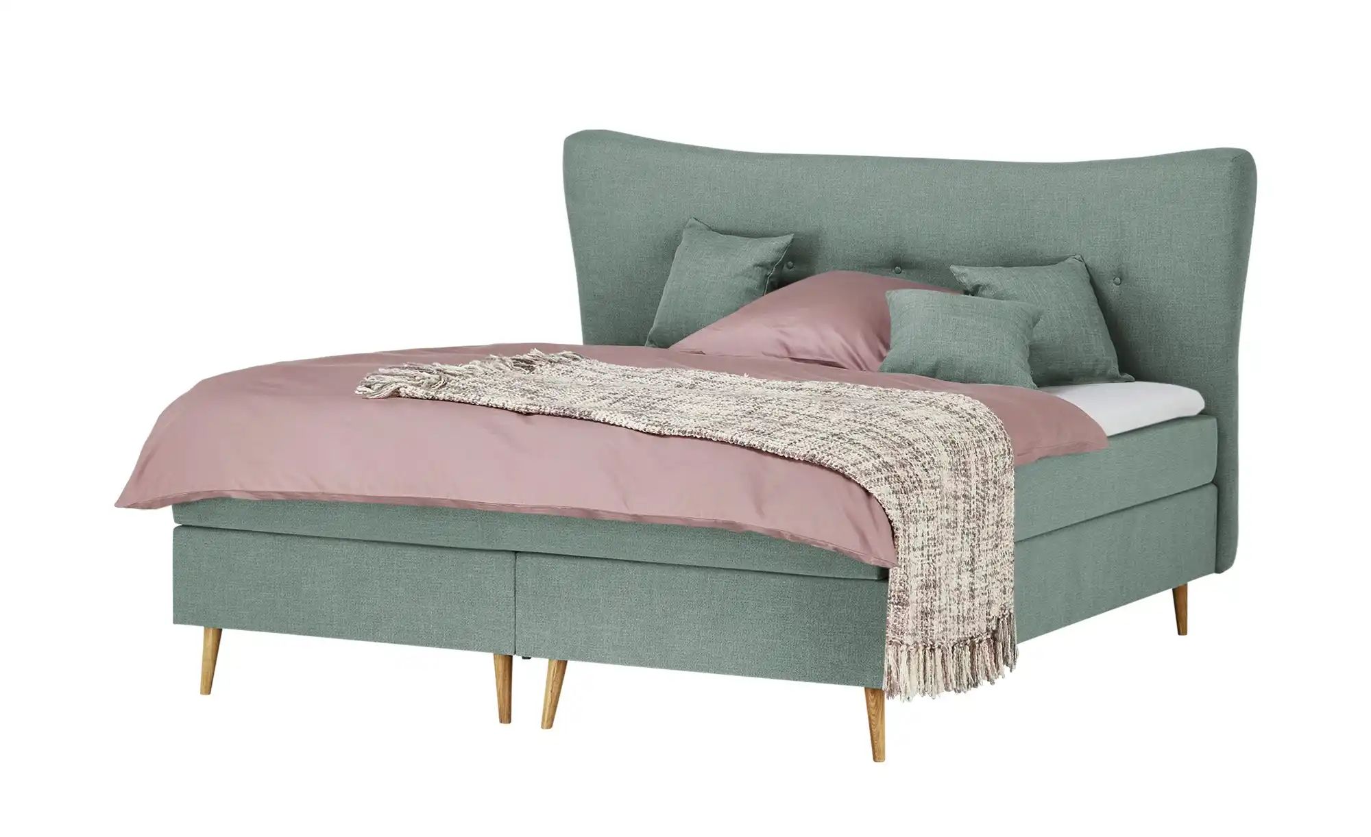 Boxspringbett  Ferill ¦ türkis/petrol ¦ Maße (cm): B: 177 H: 122 Betten > B günstig online kaufen