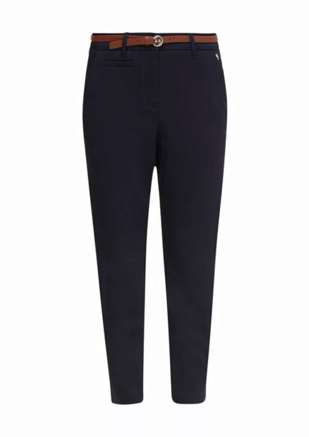 Comma 7/8-Hose Chino-Hose mit Gürtel günstig online kaufen