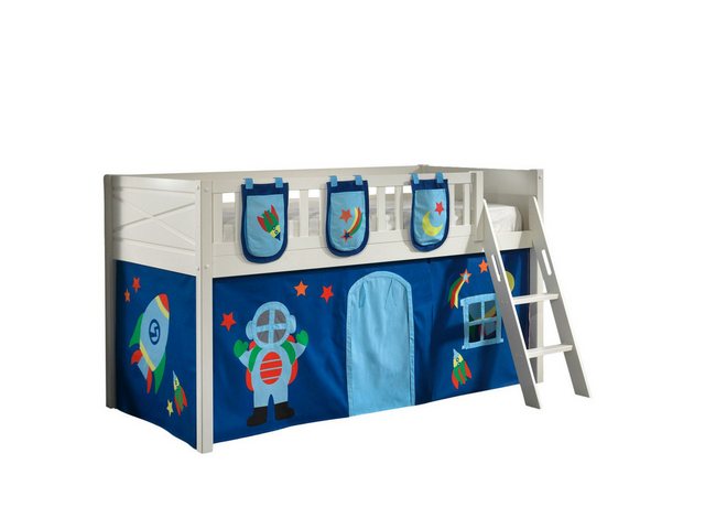 58 aufm Kessel Kinderbett Spielbett Karyl 208x135x114 Kinderbett Hochbett M günstig online kaufen