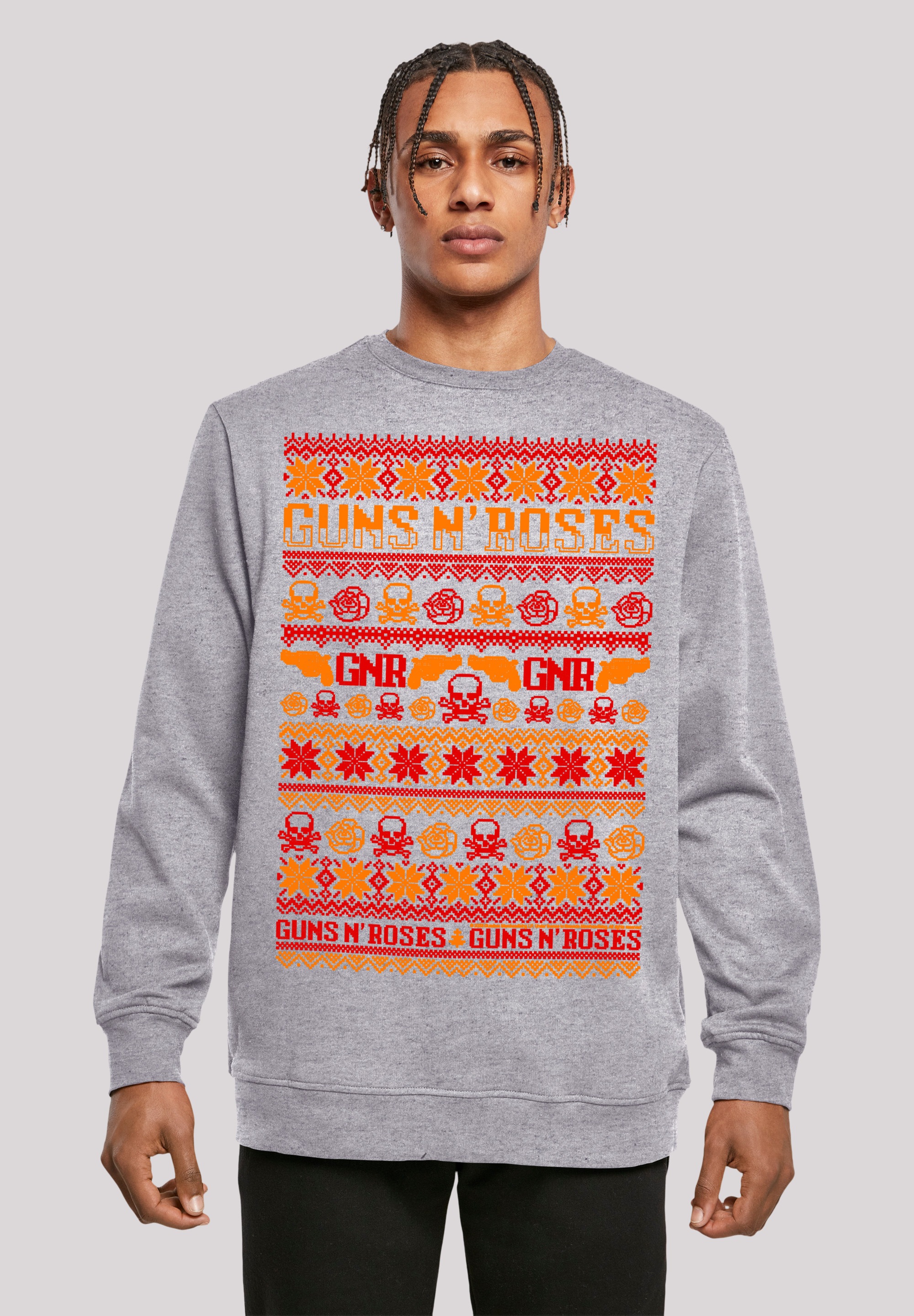 F4NT4STIC Sweatshirt "Guns n Roses Weihnachten Christmas", Musik,Band,Logo günstig online kaufen