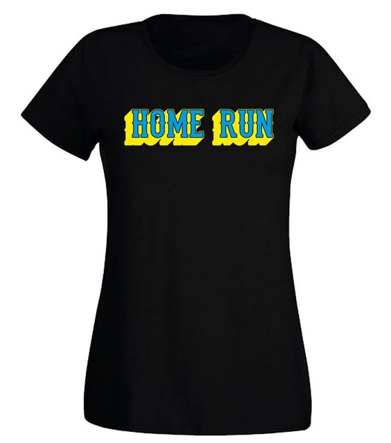 G-graphics T-Shirt Damen T-Shirt - Home Run Slim-fit-Shirt, mit Frontprint, günstig online kaufen