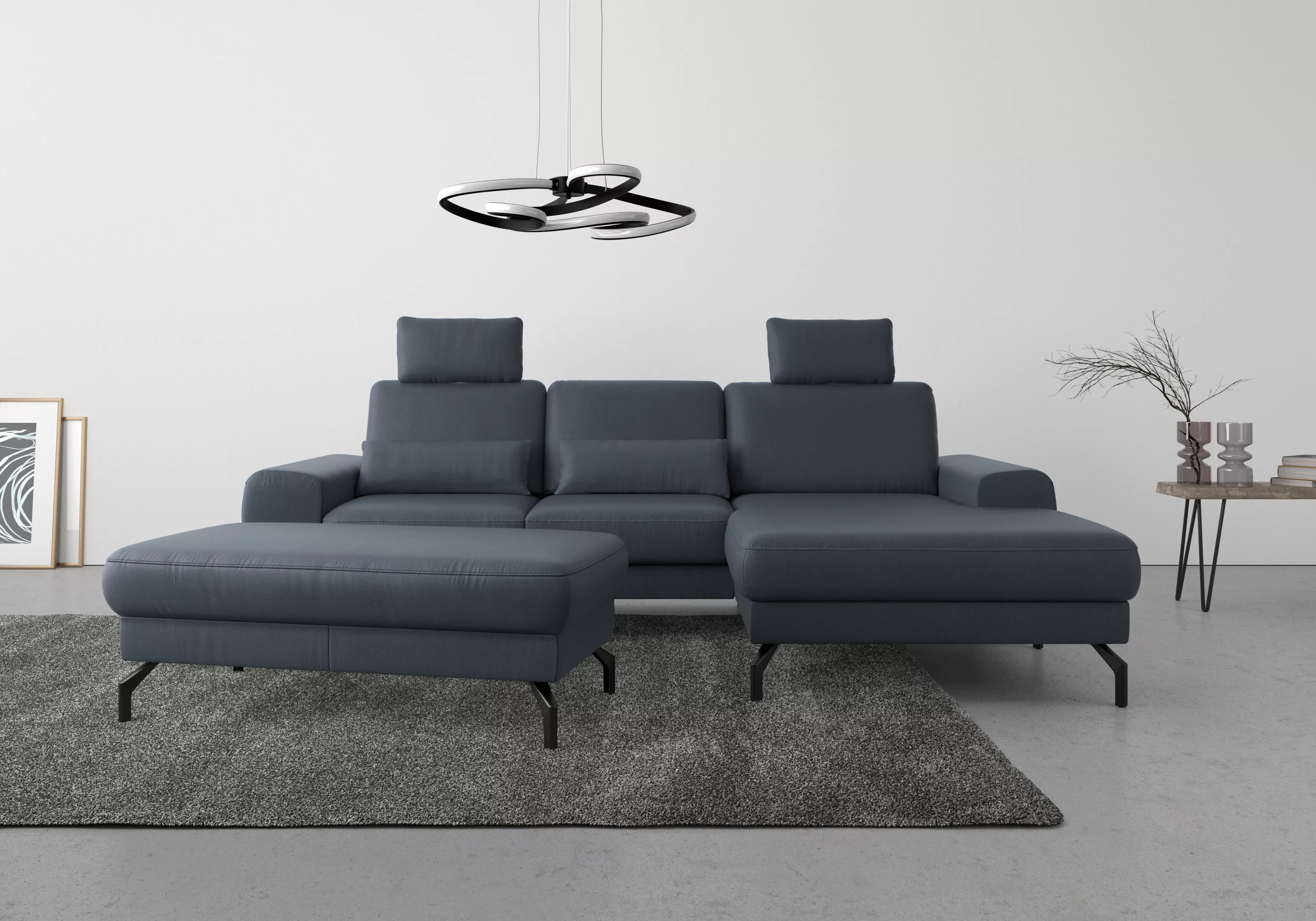 sit&more Ecksofa "Cinturo L-Form", inklusive Sitztiefenverstellung und Fede günstig online kaufen