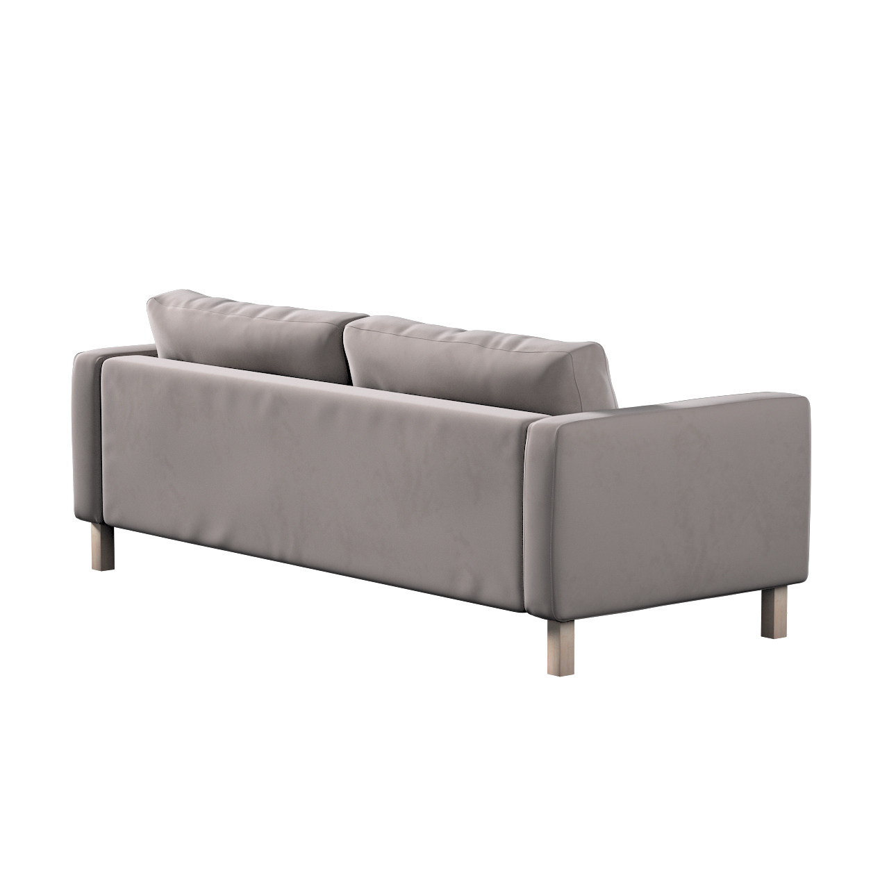 Bezug für Karlstad 3-Sitzer Sofa nicht ausklappbar, kurz, mocca, Bezug für günstig online kaufen