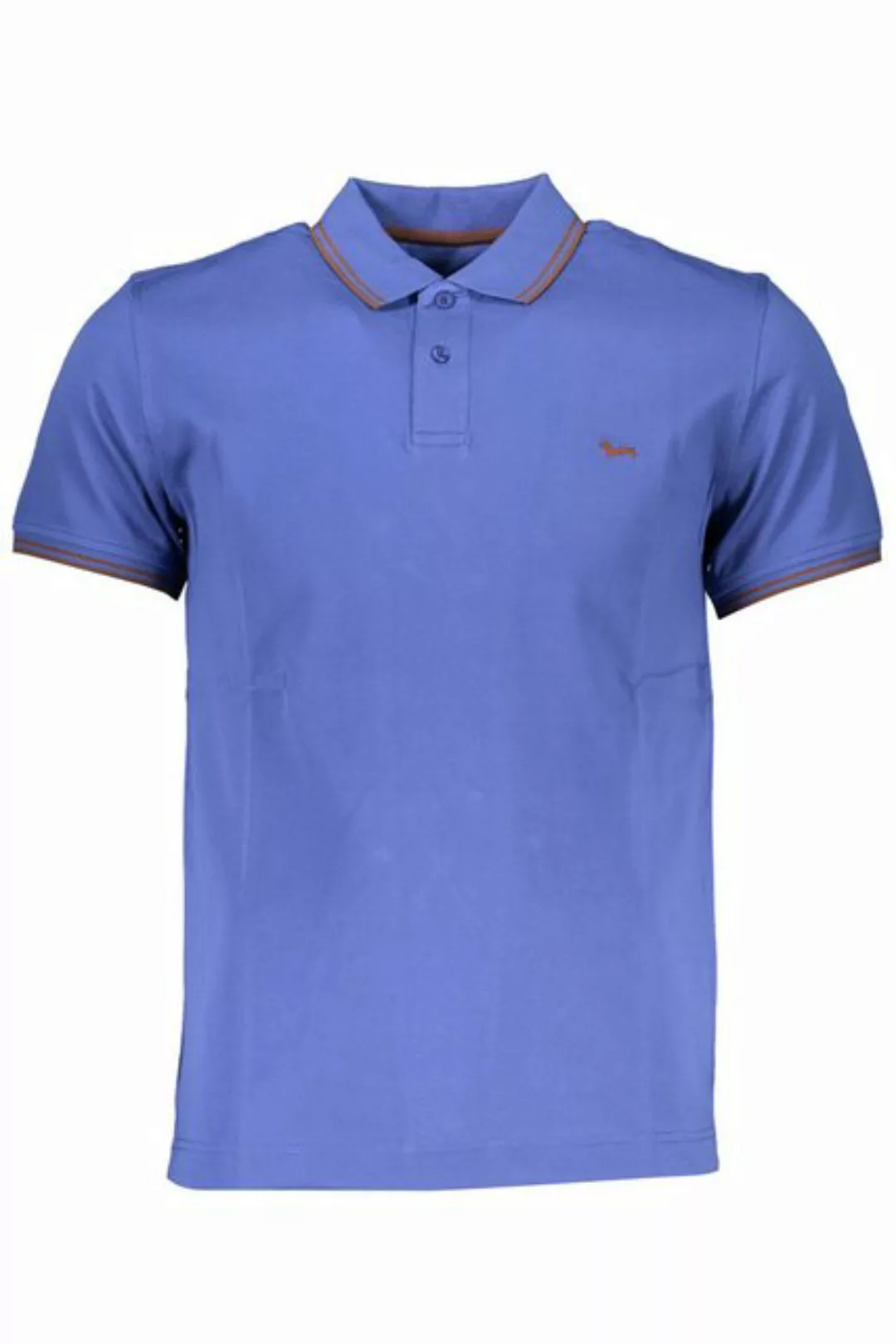 Harmont & Blaine Poloshirt Elegantes Herren Kurzarm-Poloshirt in Blau mit günstig online kaufen