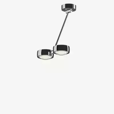 Occhio Sento Soffitto Doppio 40 Up E Deckenleuchte LED 2-flammig, Kopf chro günstig online kaufen