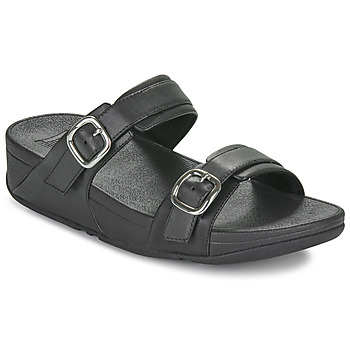 FitFlop  Pantoffeln Lulu Adjustable Leather Slides günstig online kaufen