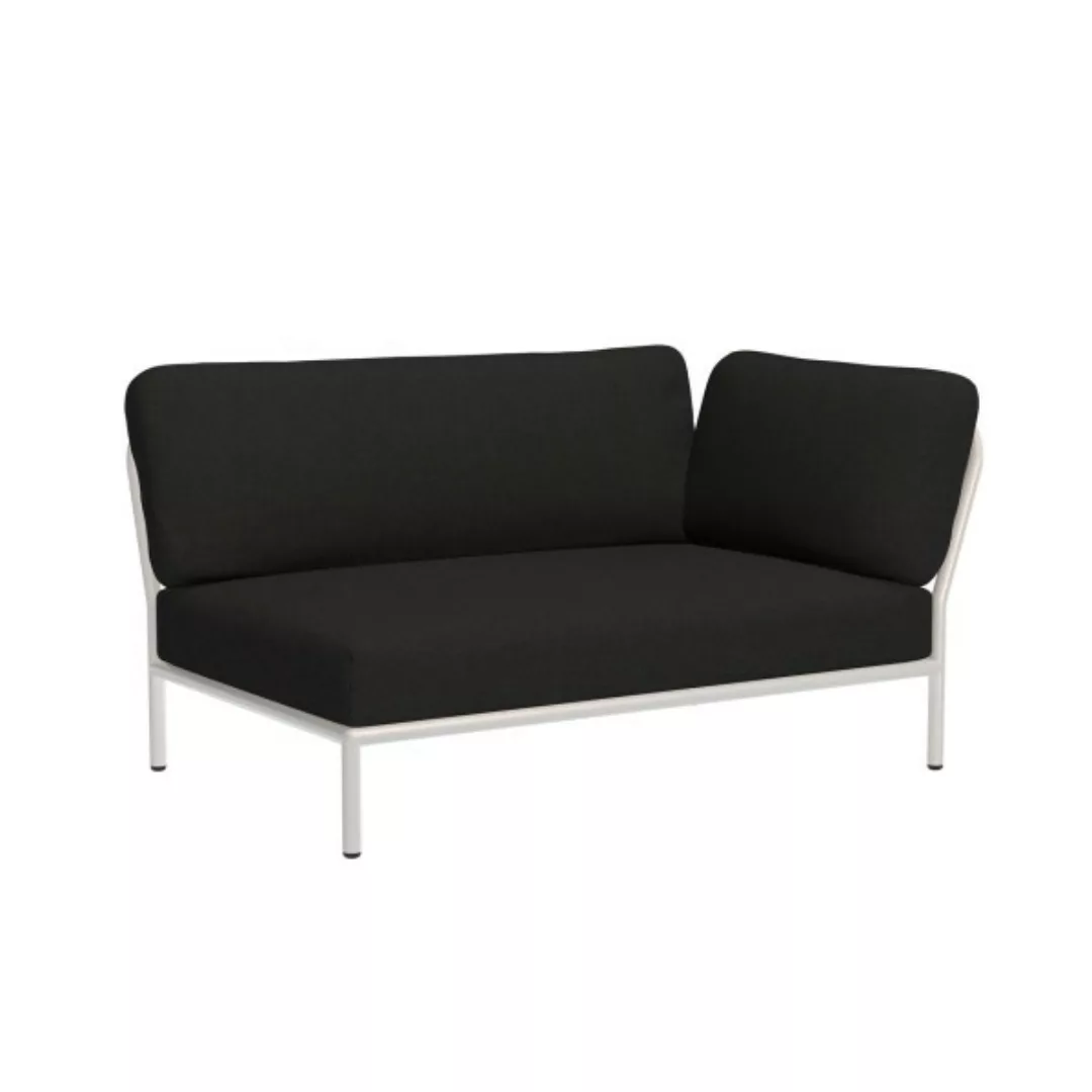 LEVEL Outdoor Sofa Lounge-Modul 2 Kohle Weiß Rechts günstig online kaufen