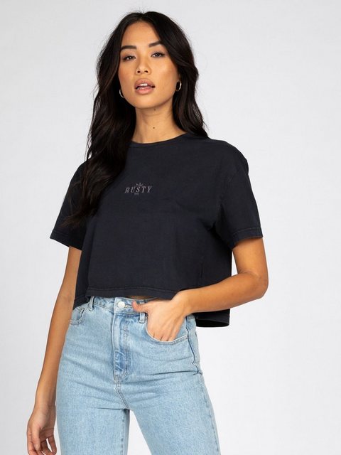 Rusty T-Shirt RUSTY SUNRISE RELAXED FIT CROP TEE günstig online kaufen