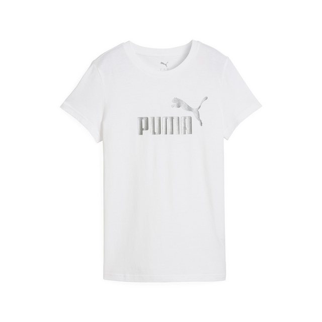 PUMA T-Shirt "ESS METALLIC No. 1 Logo T-Shirt Damen" günstig online kaufen