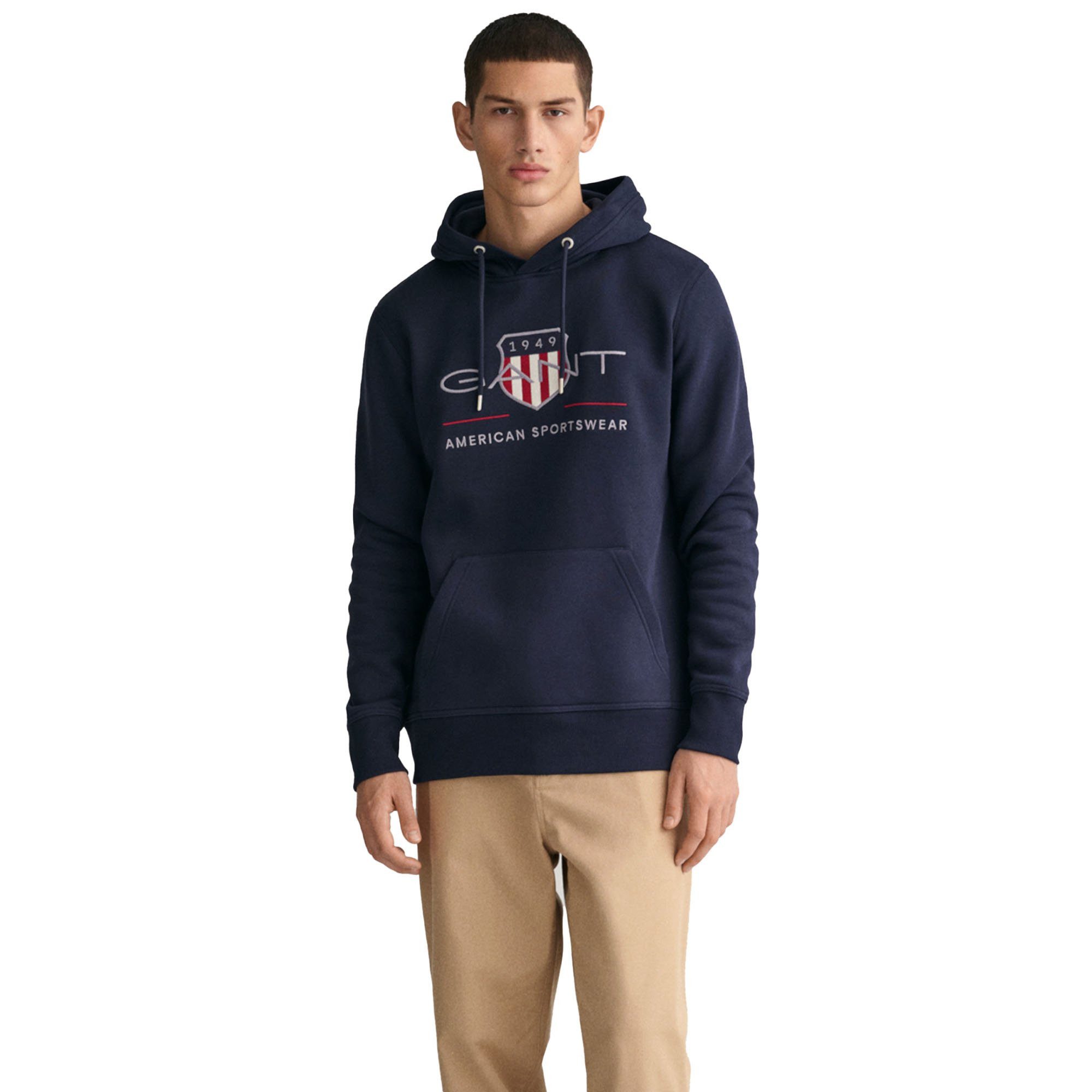 Gant Sweatshirt Herren Sweatshirt Baumwolle günstig online kaufen