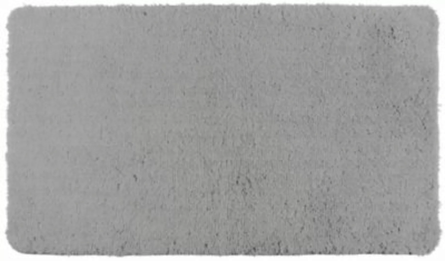 WENKO Badteppich Belize Mouse Grey, 60 x 90 cm, Mikrofaser grau günstig online kaufen