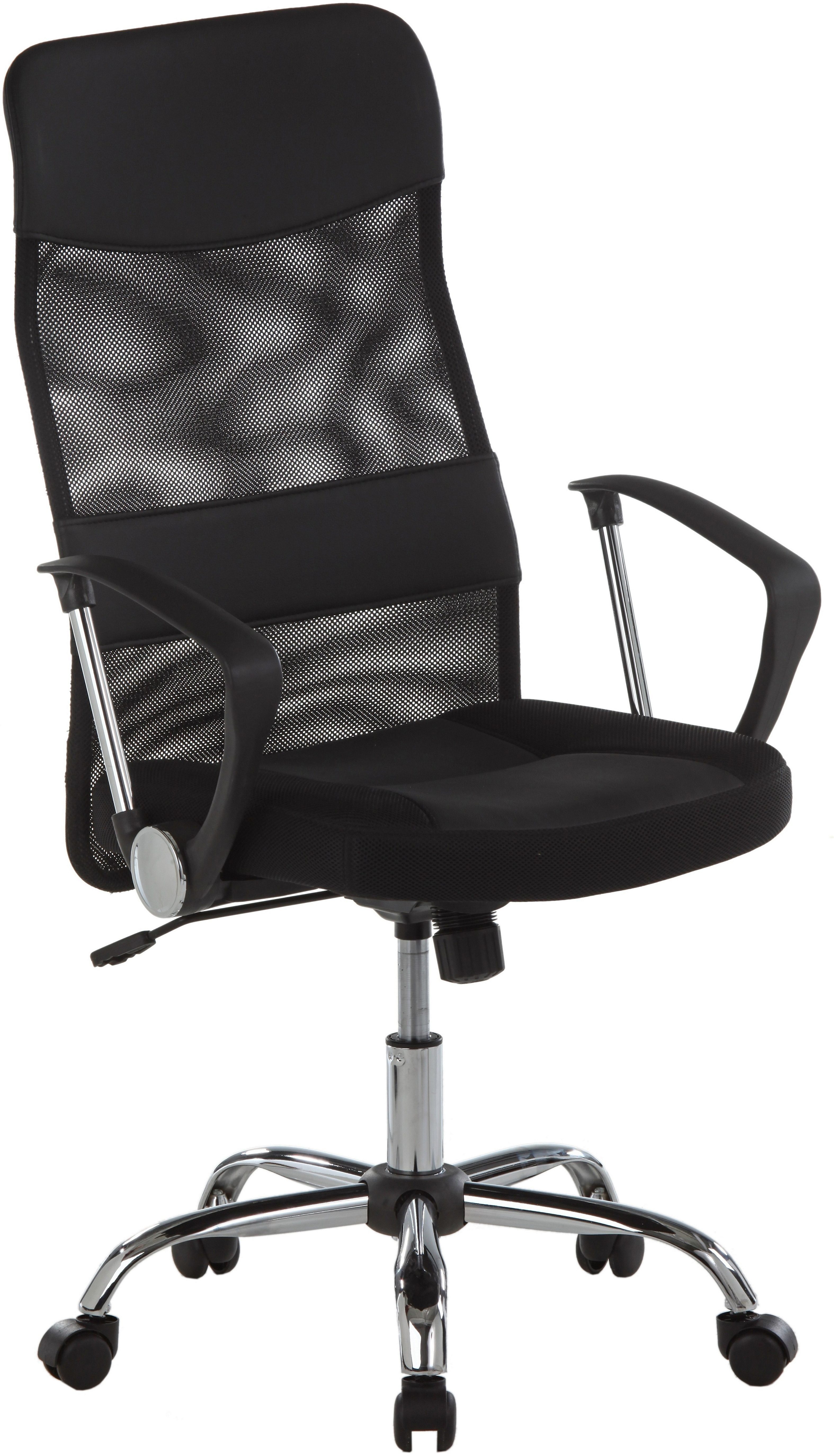 Duo Collection Bürostuhl "Regensburg", Kunstleder-Netzstoff, mit verchromte günstig online kaufen