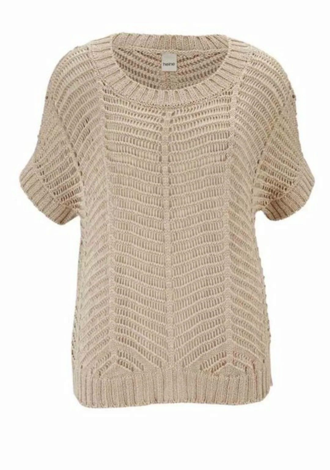 heine Troyer HEINE Damen Grobstrick-Pullover, beige günstig online kaufen