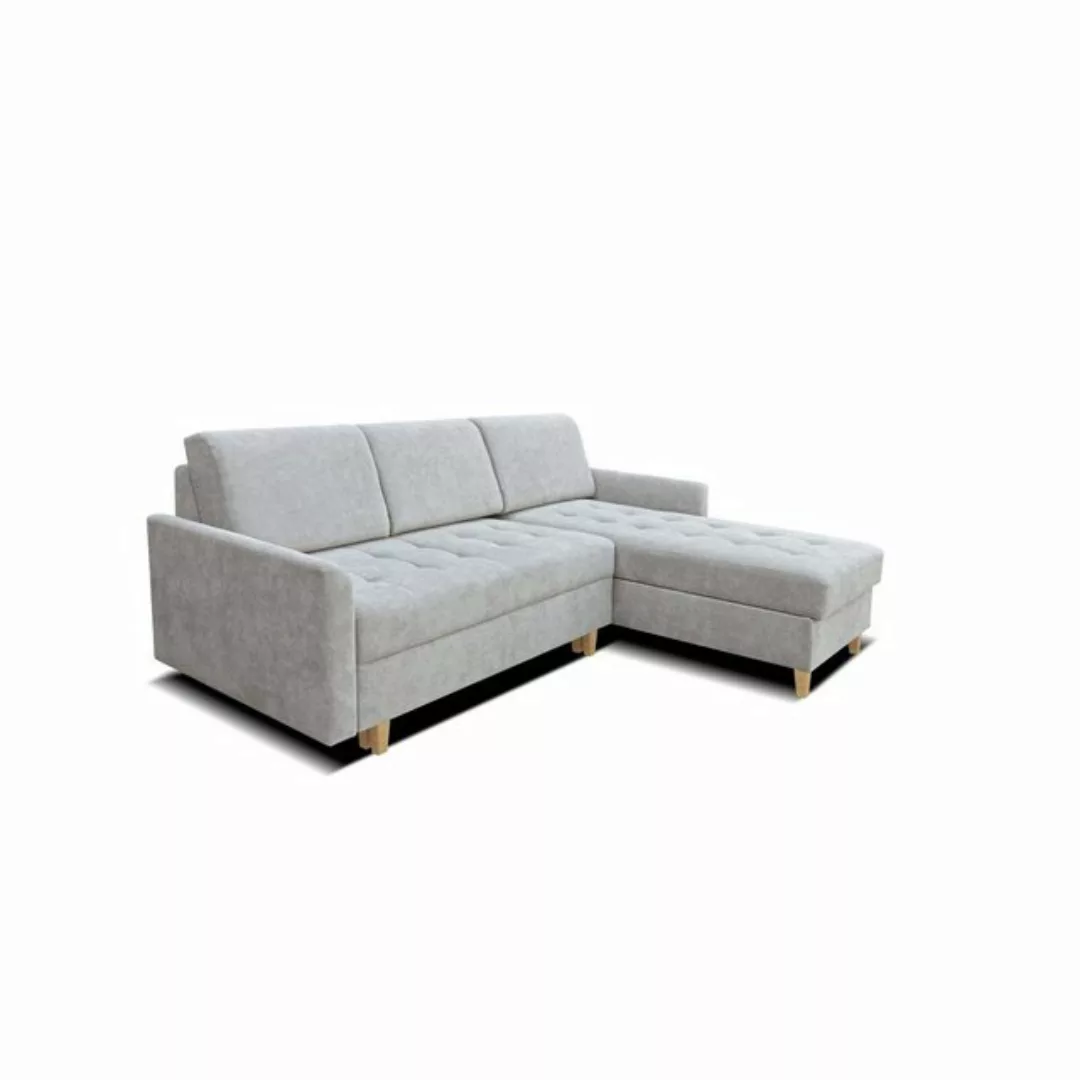 robin Ecksofa Simi Ecksofa mit Schlaffunktion Schlafsofa Freistehende Eckco günstig online kaufen