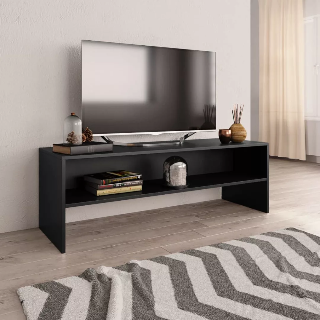 vidaXL TV-Schrank TV-Schrank Schwarz 120 x 40 x 40 cm Spanplatte Lowboard günstig online kaufen