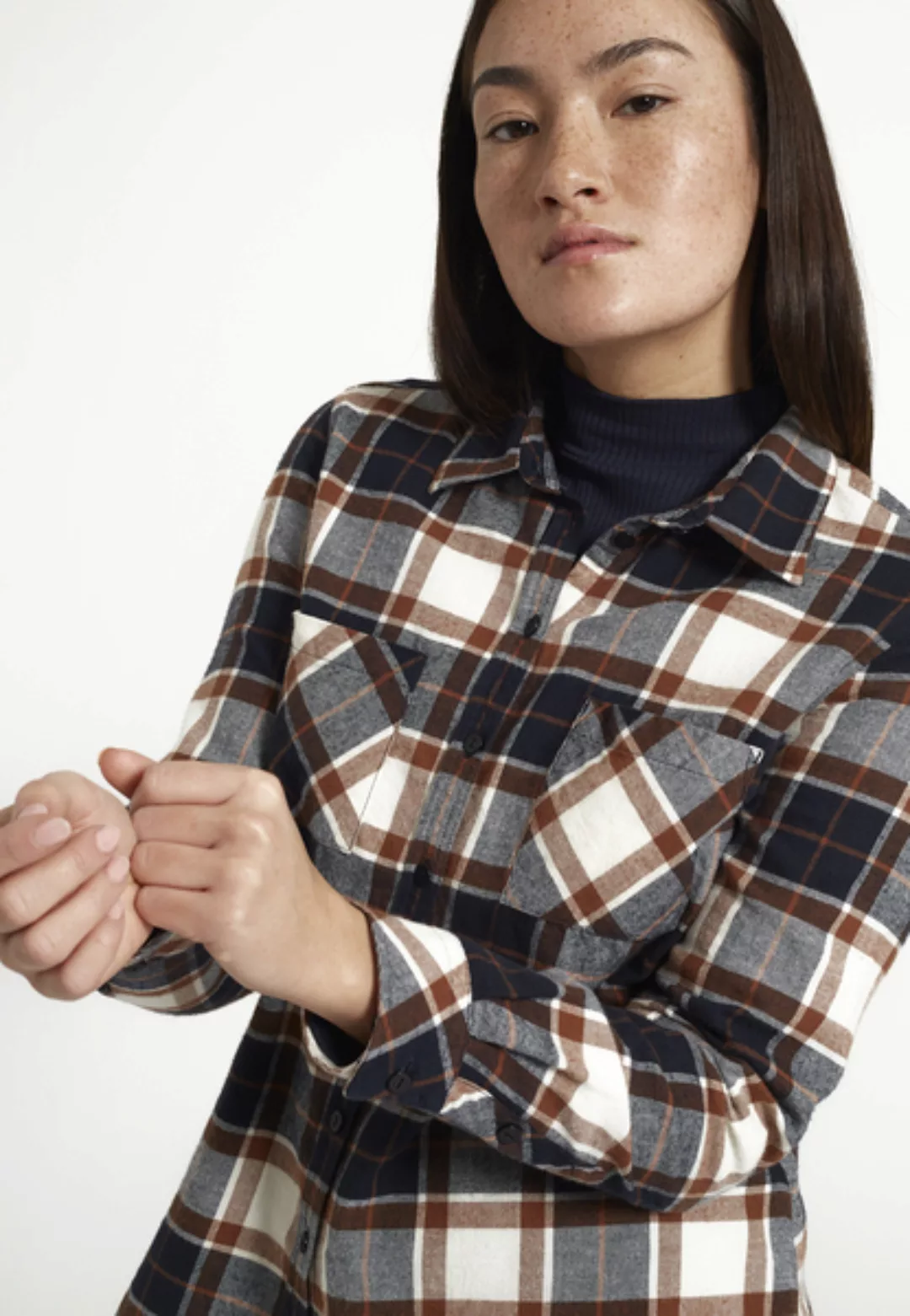 Bluse Aus Weichem Flanell | Shirt Felicia günstig online kaufen