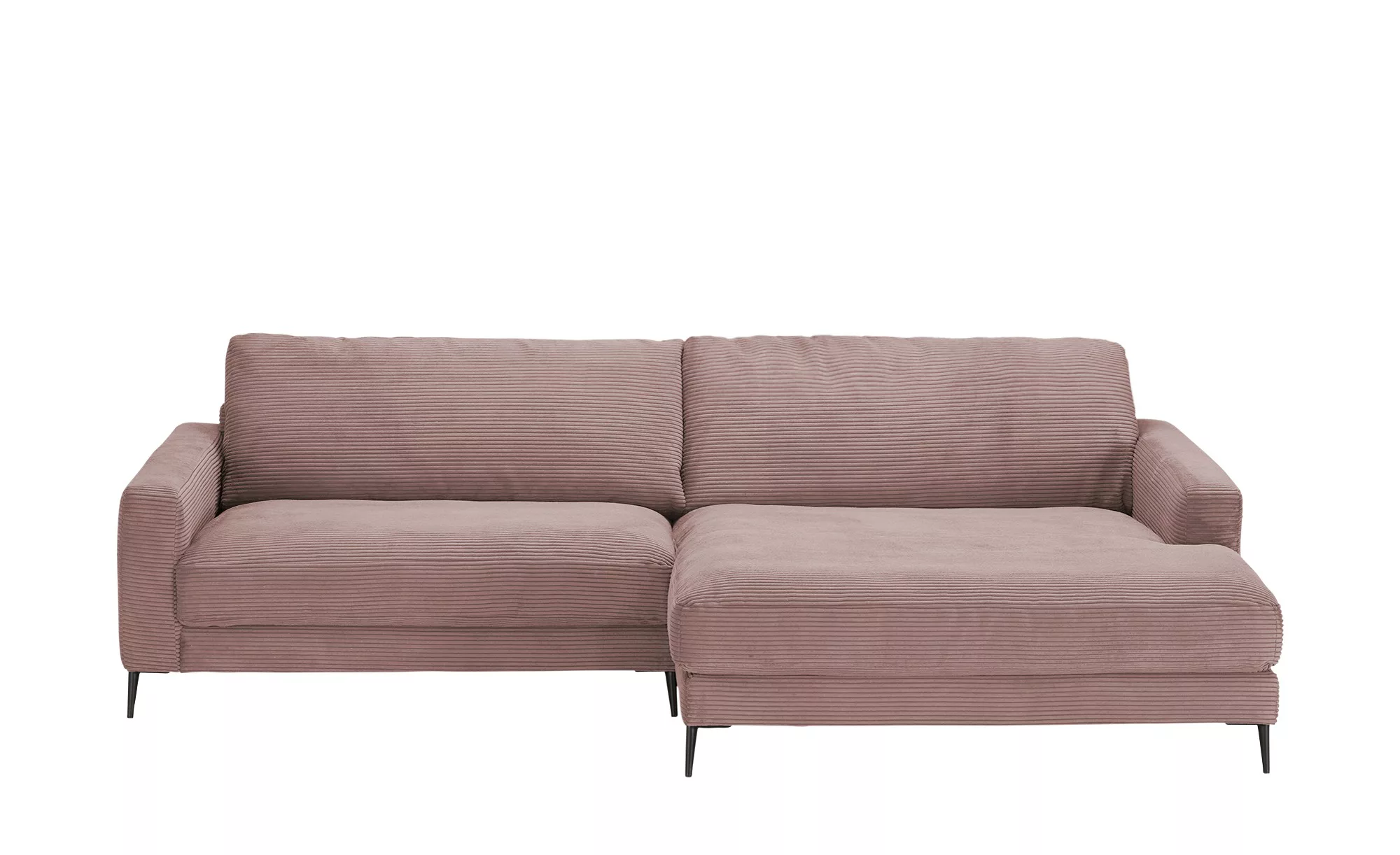 VIVA Cord-Sofa  Dopa ¦ rosa/pink ¦ Maße (cm): B: 272 H: 84 T: 190 Polstermö günstig online kaufen