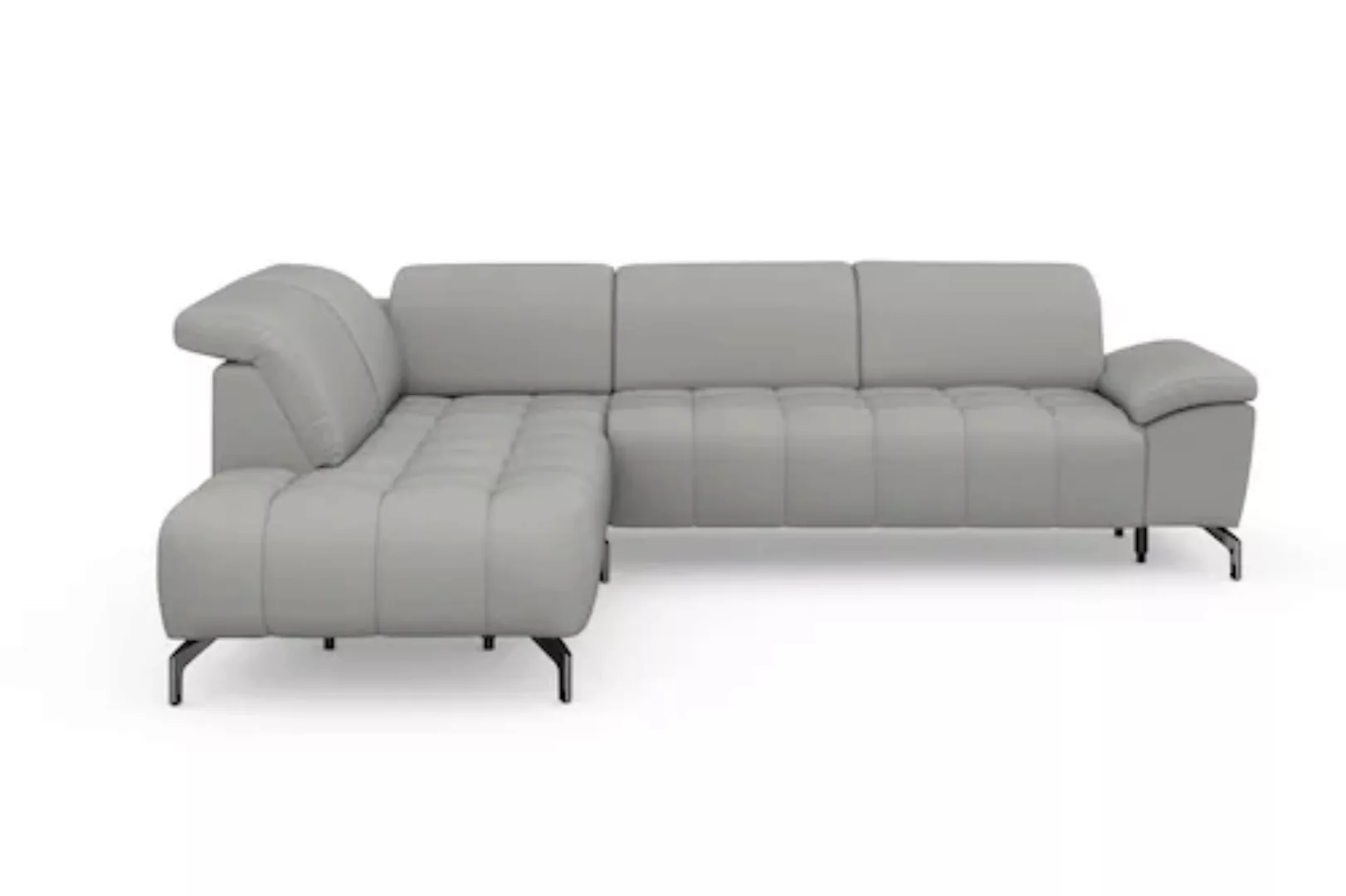 sit&more Ecksofa "Cool L-Form", wahlweise mit Kopfteilverstellung und Vorzi günstig online kaufen