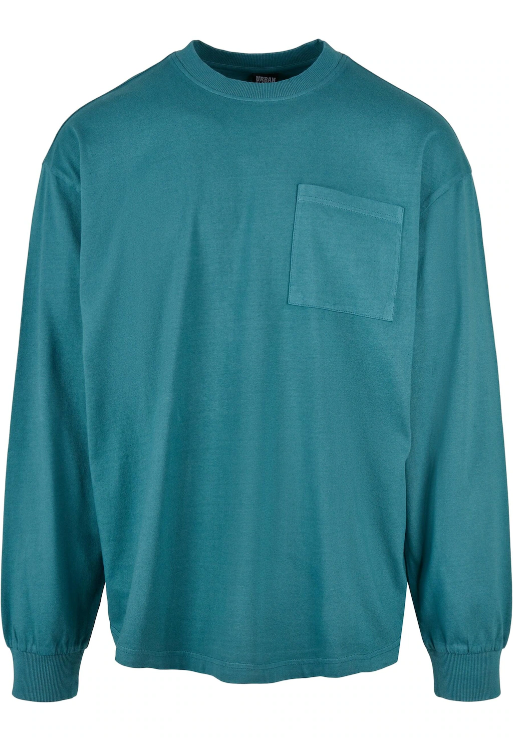 URBAN CLASSICS Longsleeve "Urban Classics Herren Pigment Dyed Pocket Longsl günstig online kaufen