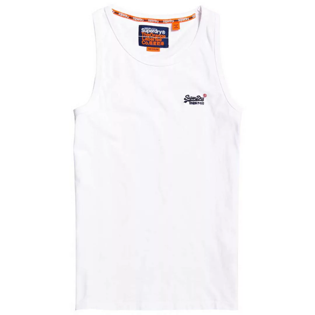 Superdry Orange Label Vintage Embroidered Ärmelloses T-shirt XS Optic günstig online kaufen