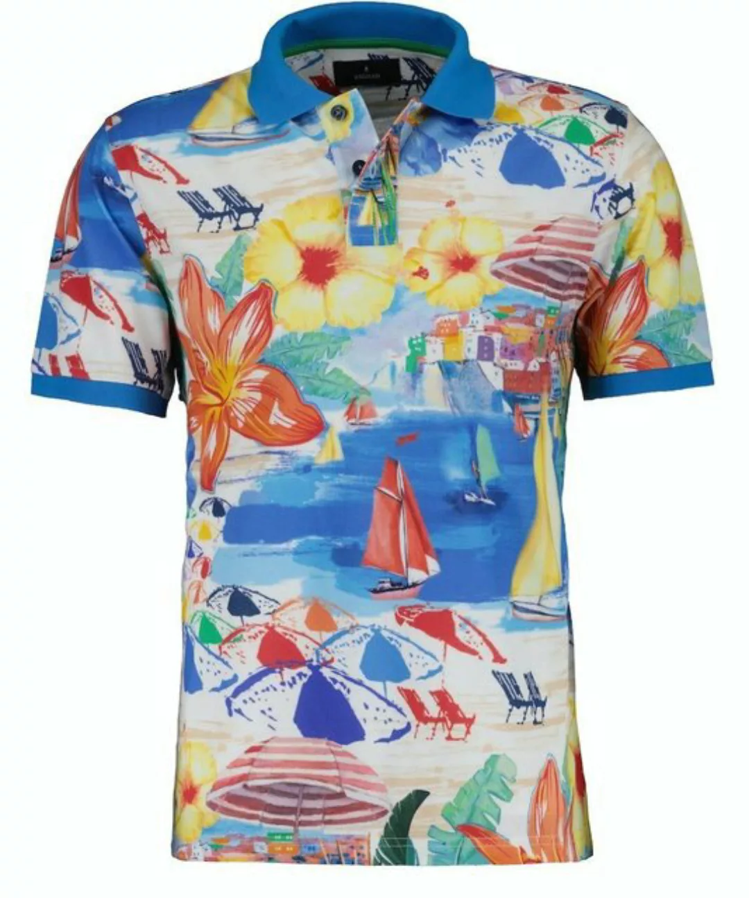 RAGMAN Poloshirt summer print günstig online kaufen