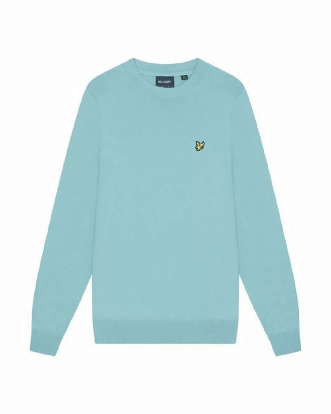 Lyle & Scott Strickpullover Rundhalsausschnitt Aus Wolle Und Baumwolle günstig online kaufen