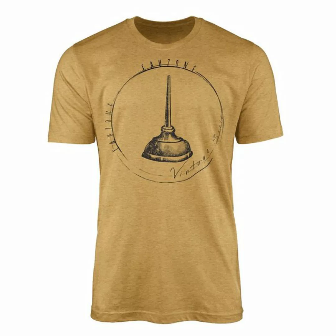 Sinus Art T-Shirt Vintage Herren T-Shirt Ölkanne günstig online kaufen