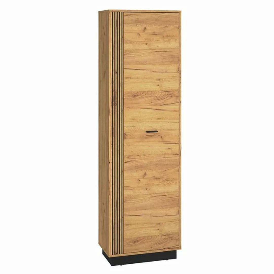 Lomadox Garderobenschrank VINICA-131 Gold Craft Eiche Nb., fühlbare Struktu günstig online kaufen