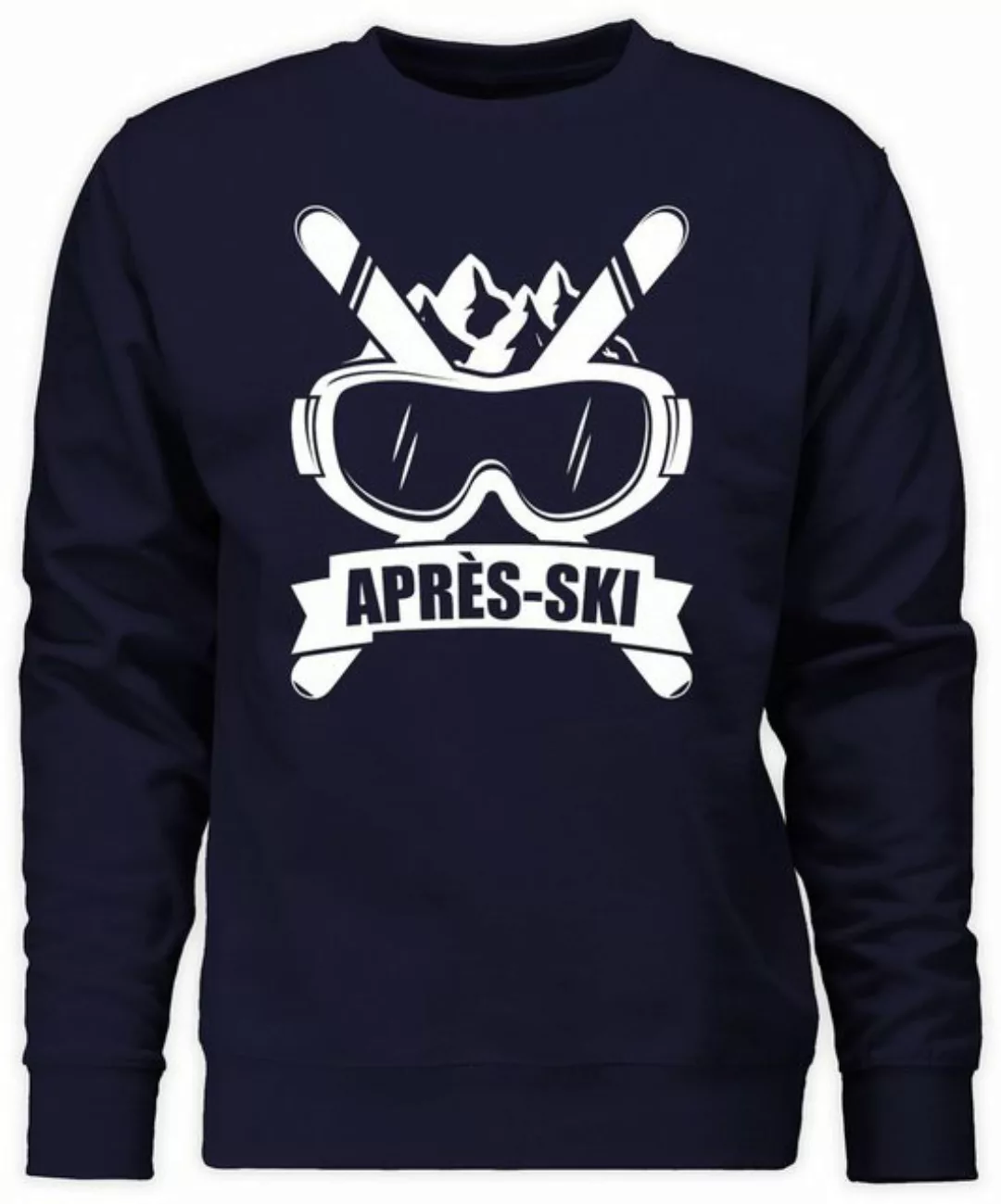 Shirtracer Sweatshirt Après-Ski Skibrille (1-tlg) Apres Ski Party günstig online kaufen