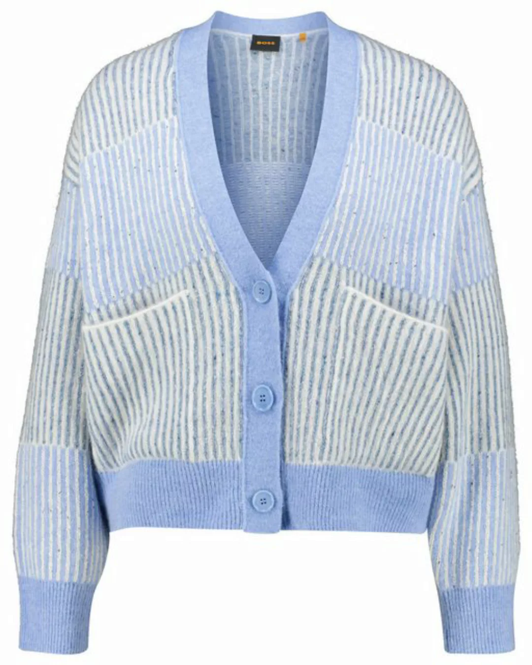 BOSS Cardigan Damen Strickjacke C_FASCO Relaxed Fit (1-tlg) günstig online kaufen