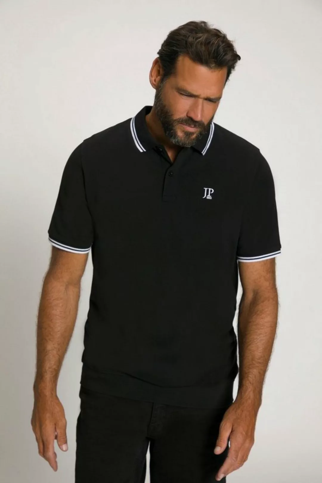 JP1880 Poloshirt Poloshirt Bauchfit Piqué Halbarm bis 8 XL günstig online kaufen