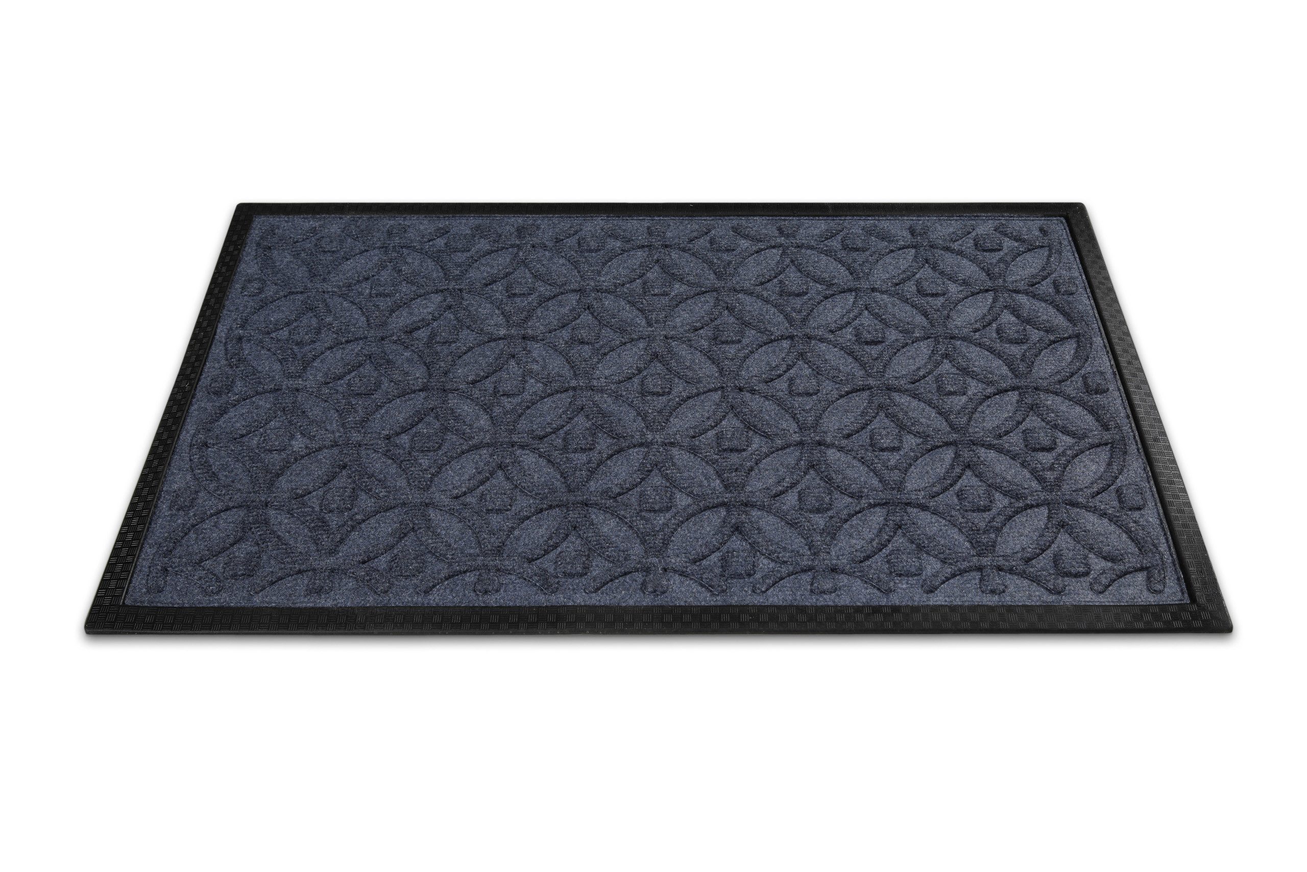 Wecon home Fußmatte »Midnight Mosaic«, rechteckig, 4 mm Höhe, pflegeleicht, günstig online kaufen