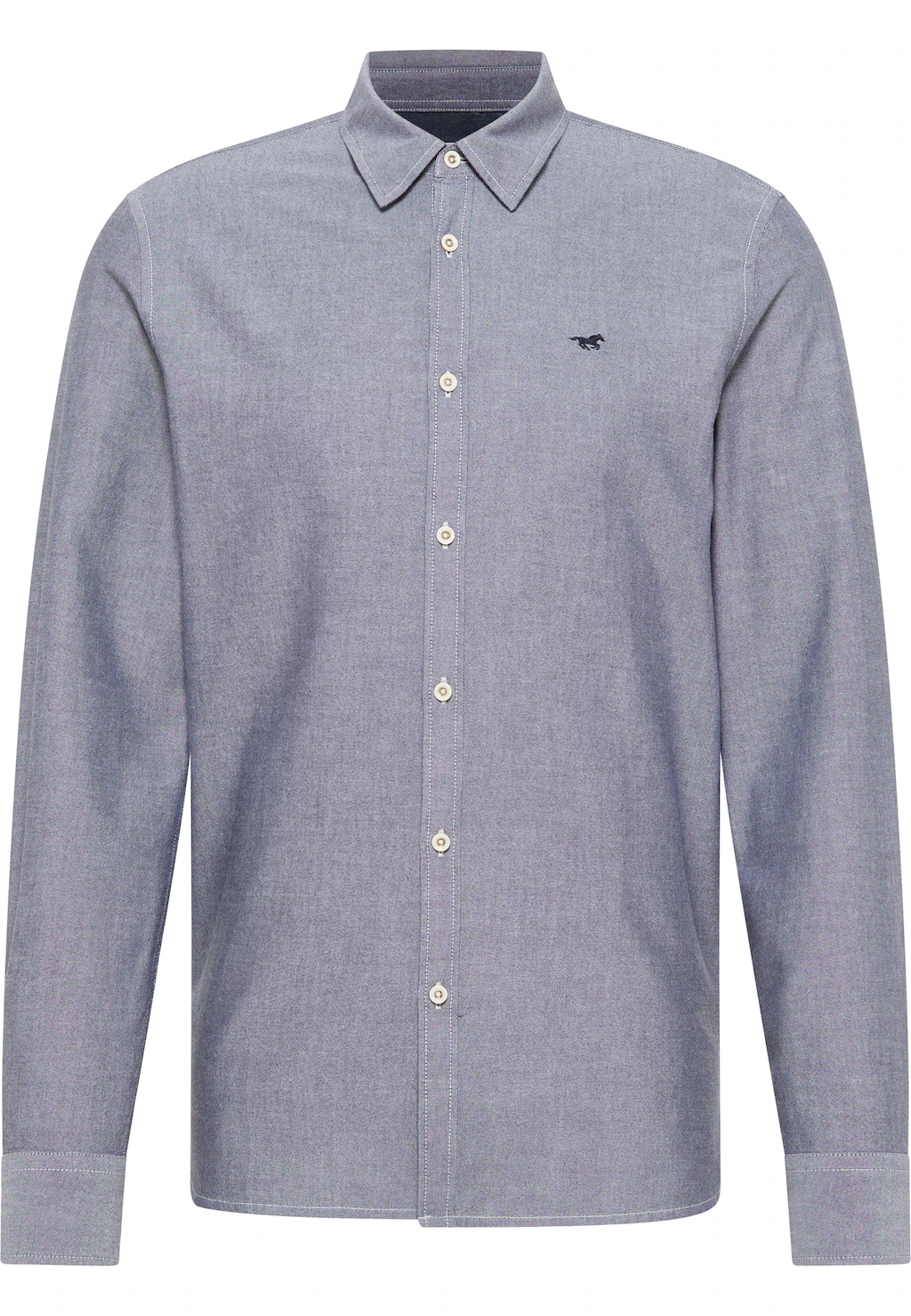 MUSTANG Langarmhemd "Herren Style Edinburg" günstig online kaufen