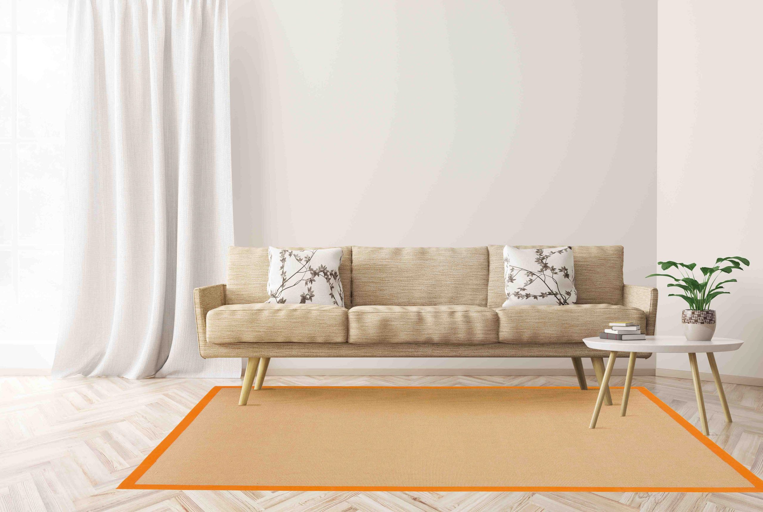 carpetfine Sisalteppich »Sisal, auch als Läufer erhältlich«, rechteckig, 5 günstig online kaufen