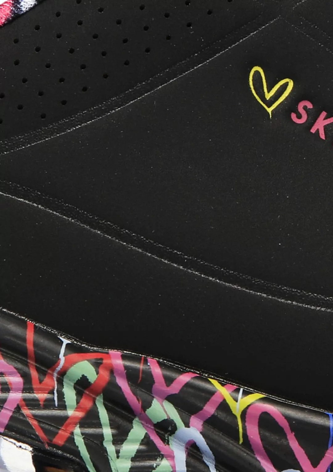 Skechers Wedgesneaker "UNO-LOVING LOVE", Freizeitschuh, Halbschuh, Schnürsc günstig online kaufen