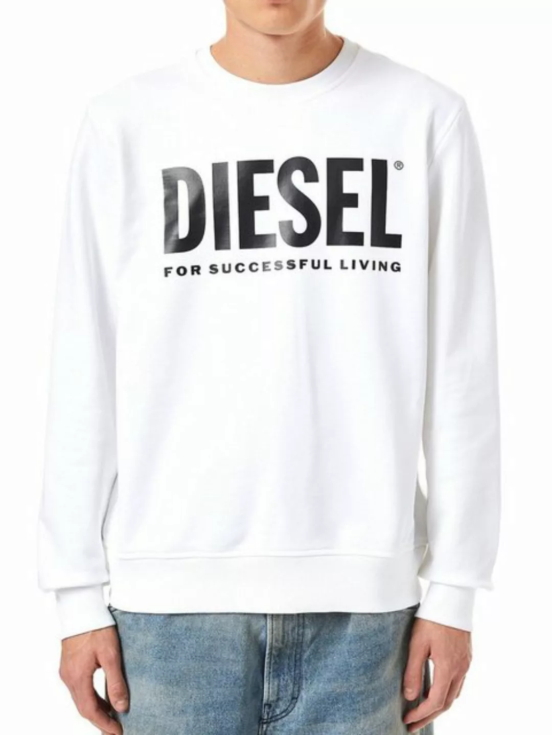 Diesel Sweatshirt Regular Fit Pullover - S-GIRK-ECOLOGO 100 günstig online kaufen