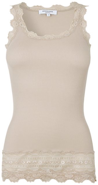 rosemunde Tanktop "Benita Silk Top Camisole", mit Vintage-Spitze am Ausschn günstig online kaufen